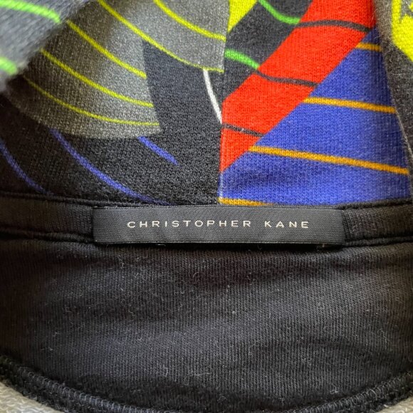 Christopher Kane men's multicolor geometric sweatshirt hoodie, size M - Picture 6 of 8